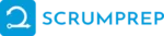 ScrumPrep Blue Logo Transparent 800 x 174