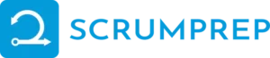 ScrumPrep Blue Logo Transparent 800 x 174