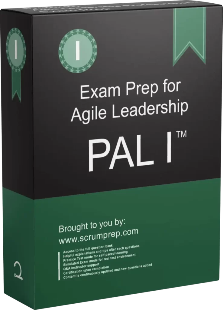 PAL I™ Free Quiz 1 Professional Agile Leadership PAL I™ Exam Prep