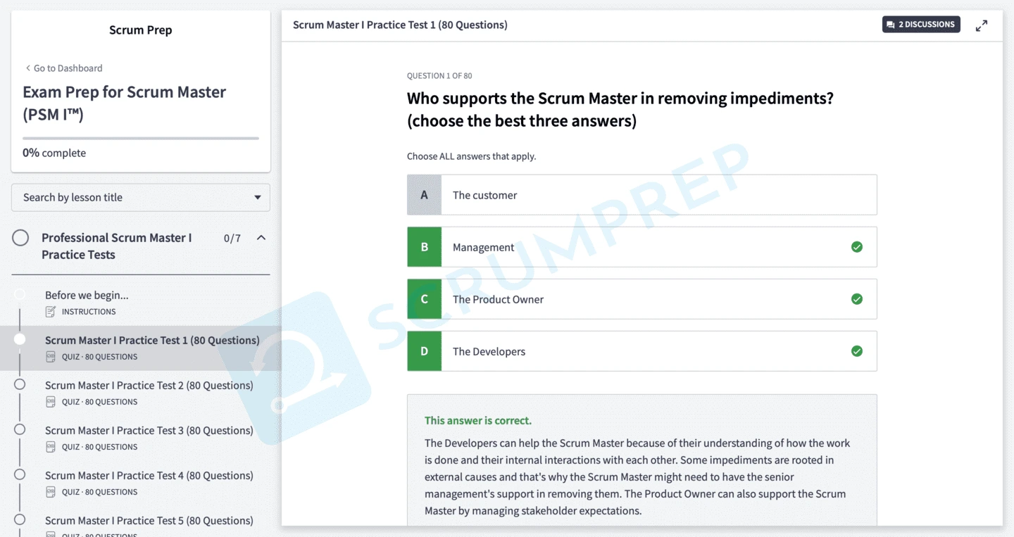 Scrum Master PSM I™ Exam Prep 4 Scrum Master PSM I™ Exam Prep - Image 4