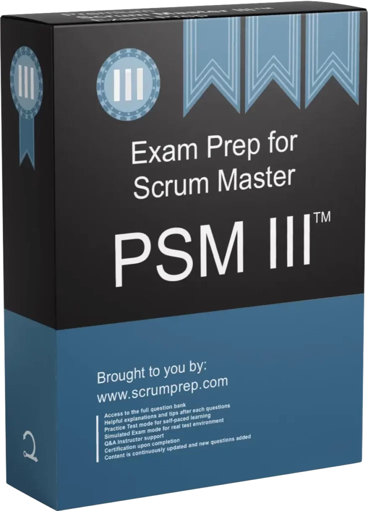 PSM III™ Free Quiz 1 Scrum Master PSM III™ Exam Prep