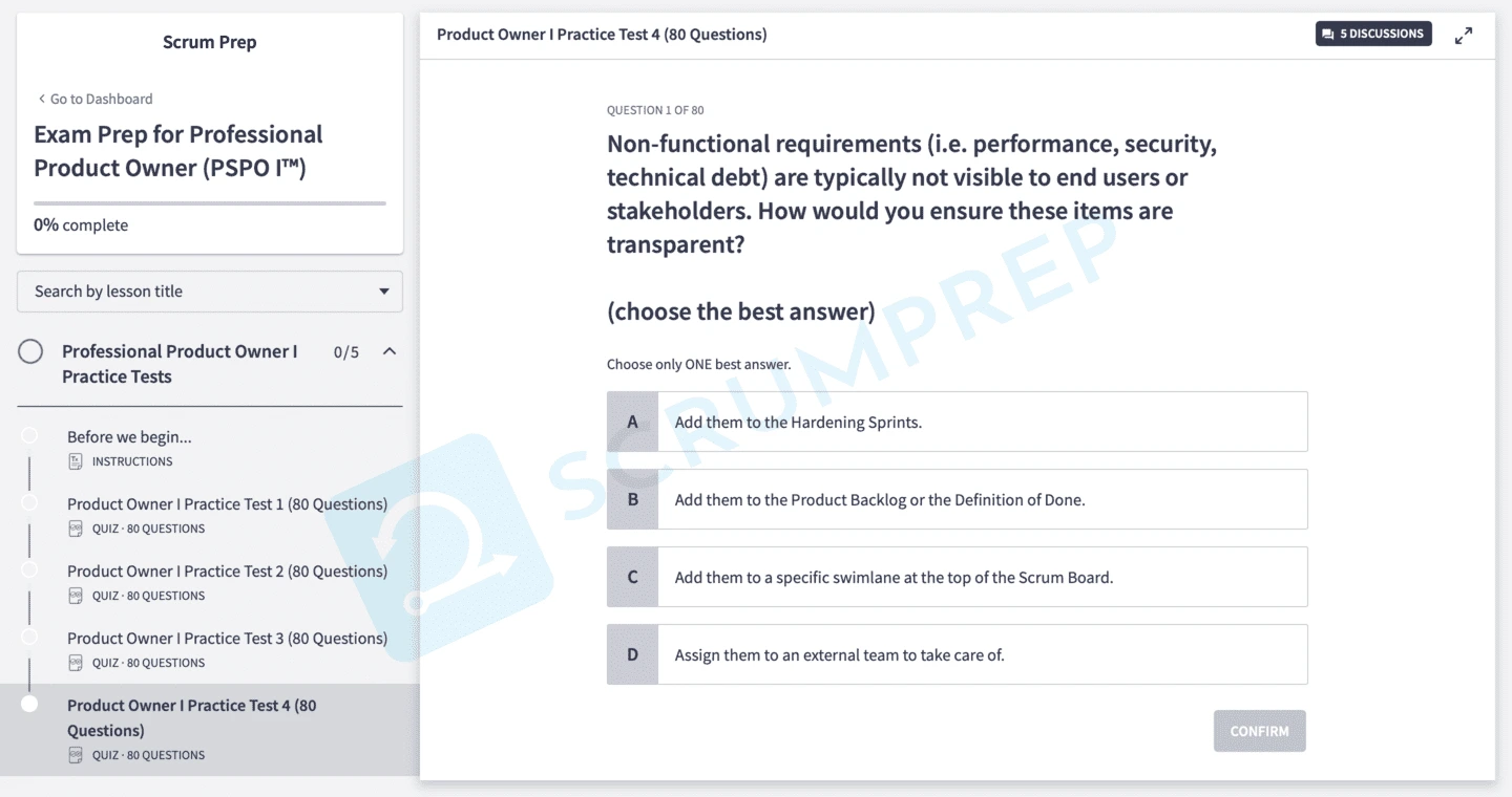Professional Product Owner PSPO I™ Exam Prep 5 Professional Product Owner PSPO I™ Exam Prep - Image 5