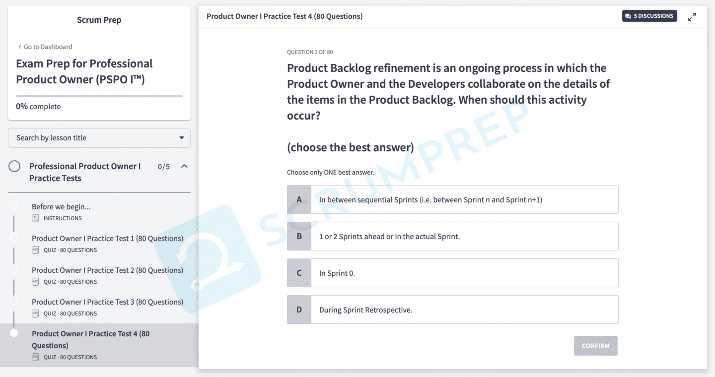 Professional Product Owner PSPO I™ Exam Prep 4 Professional Product Owner PSPO I™ Exam Prep - Image 4
