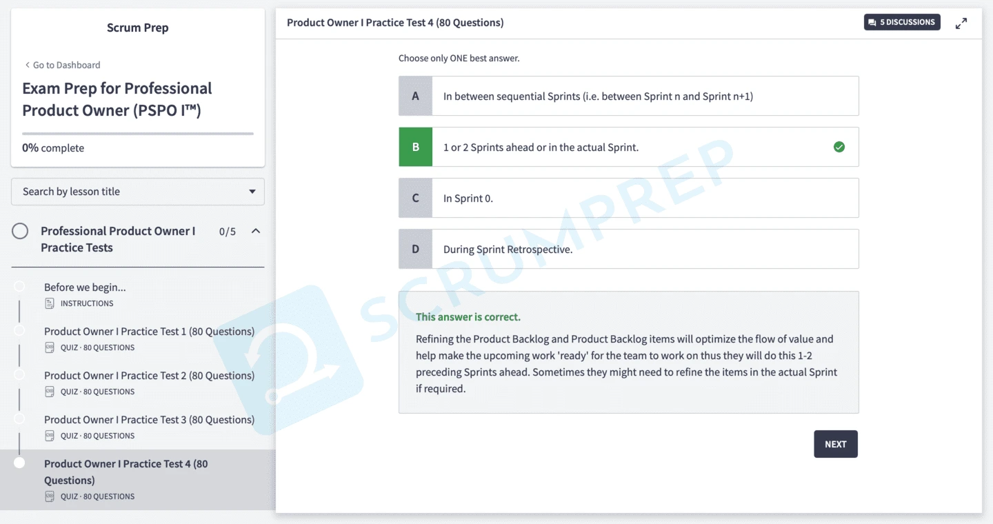 Professional Product Owner PSPO I™ Exam Prep 3 Professional Product Owner PSPO I™ Exam Prep - Image 3