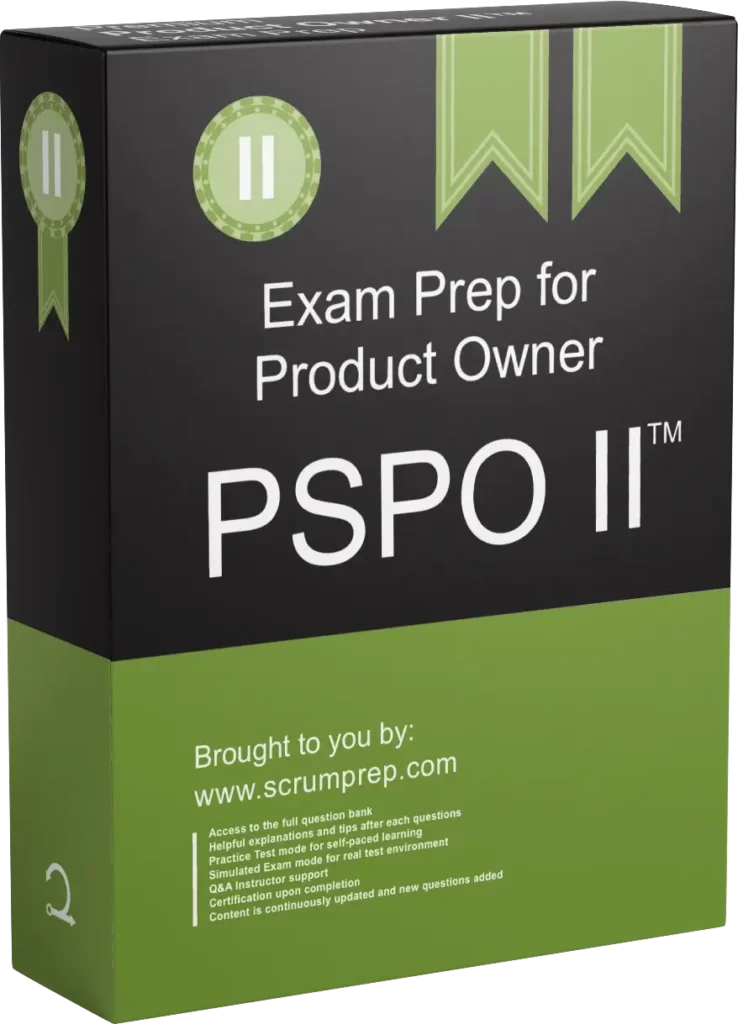 PSPO II™ Free Quiz 1 Professional Product Owner PSPO II™ Exam Prep