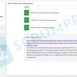 PSFS Practice Test Screenshot 12b