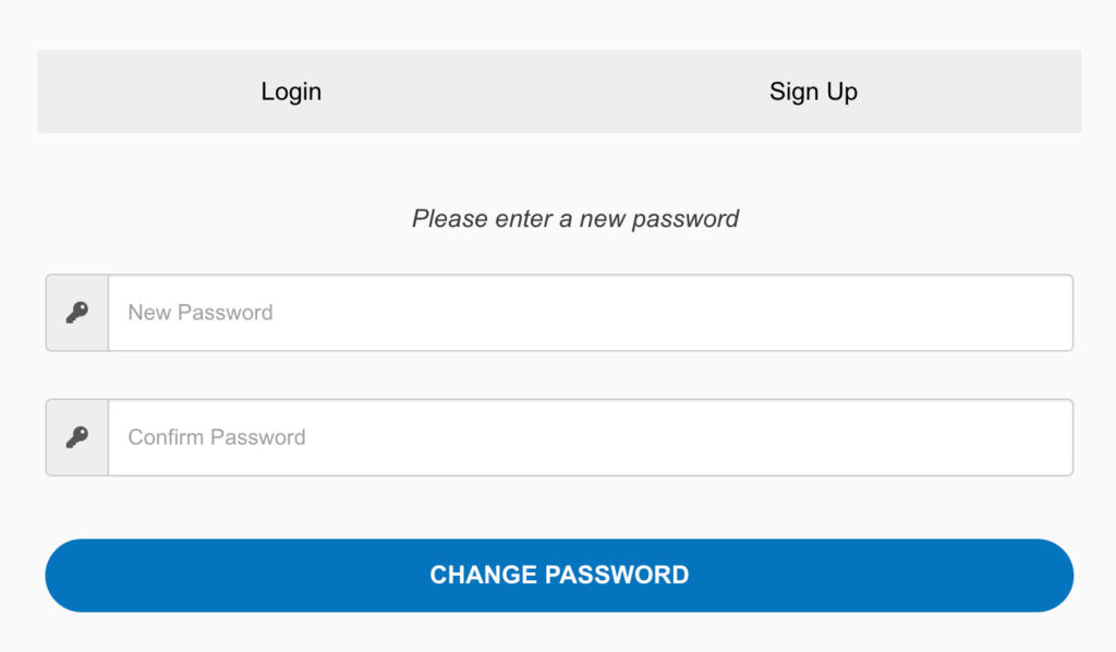 Step 5 Enter new password