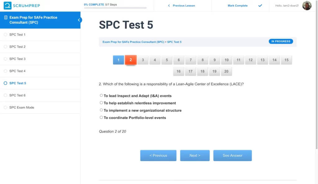 SPC Test 5 Question 2