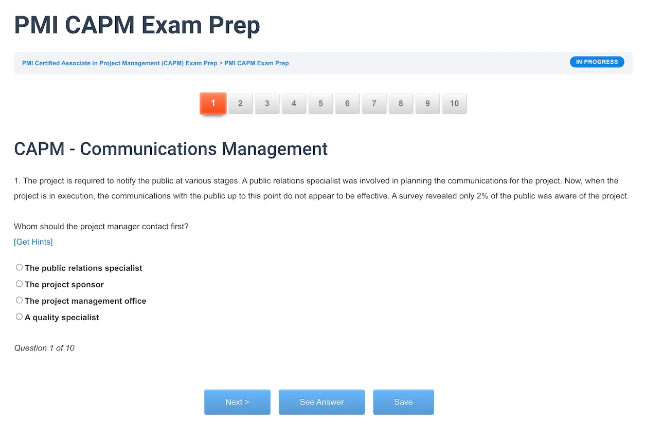 CAPM™ Certified Associate in Project Management Exam Prep 4 CAPM™ Certified Associate in Project Management Exam Prep - Image 4