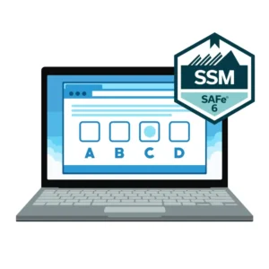 SAFe SSM Free Quiz White Background - ScrumPrep