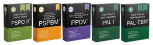 PSPO II, PSPBM, PPDV, PAL I, PAL-EBM practice exams