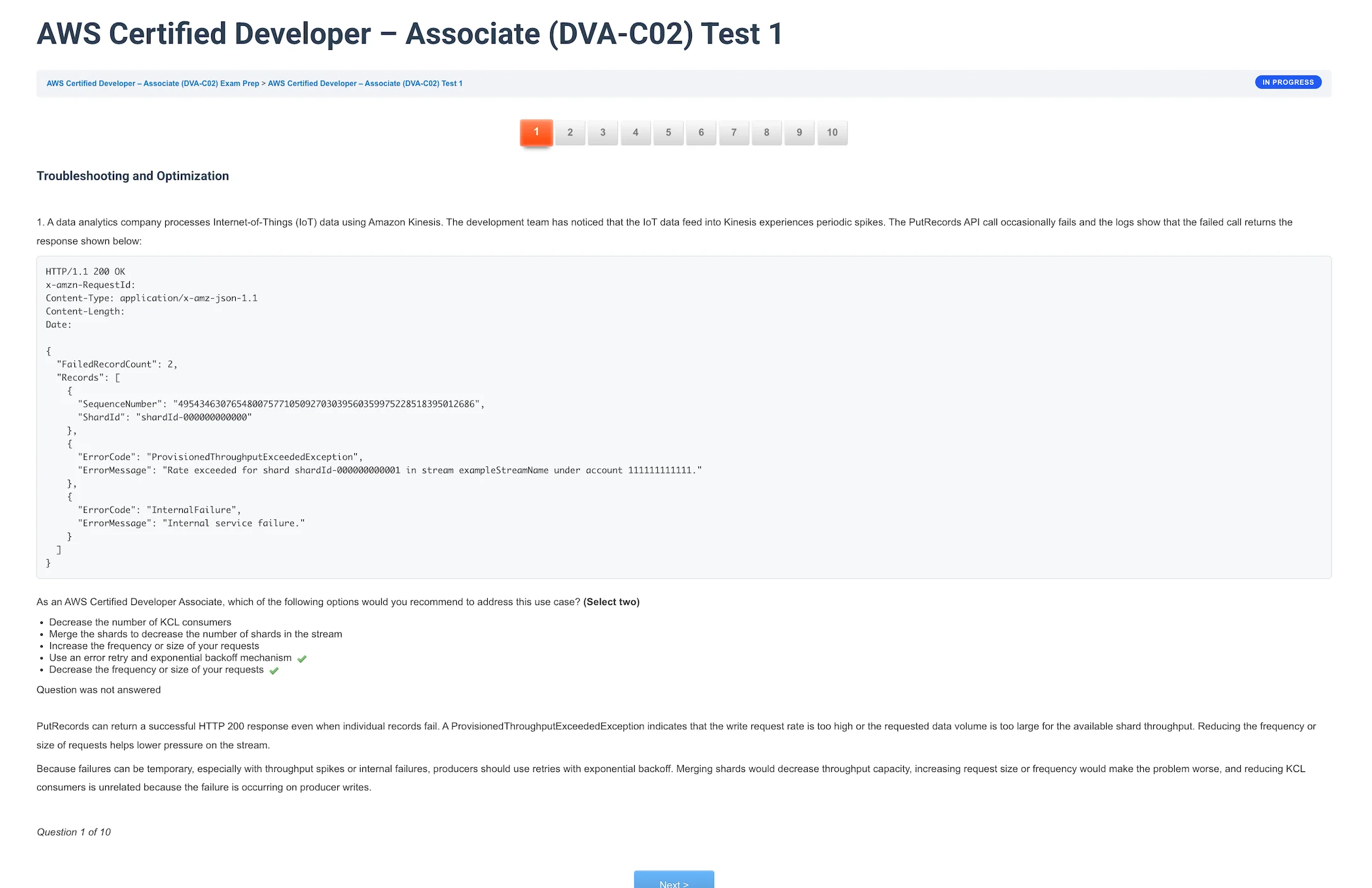 AWS Certified Developer - Associate (DVA-C02) Exam Prep 4 AWS Certified Developer – Associate (DVA-C02) Screenshot 3