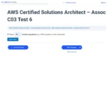 AWS Certified Solutions Architect - Associate (SAA-C03) Screenshot 1